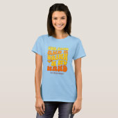 Strand Bachelorette Party Retro Zand Drink T-shirt (Voorkant volledig)