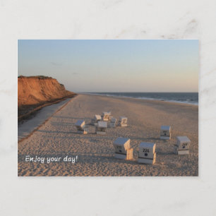 Strand - Beach, Strandkorb, Sylt Briefkaart