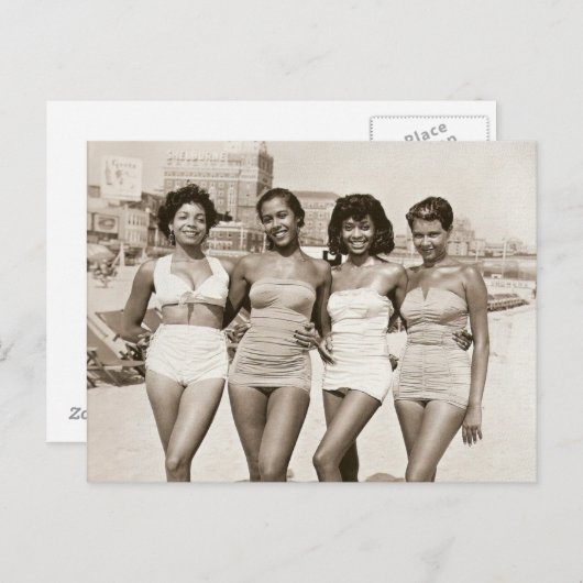  strand Beauties Briefkaart (Voorkant / Achterkant)