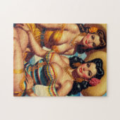 Strand Beauty Meisjes Legpuzzel (Horizontaal)