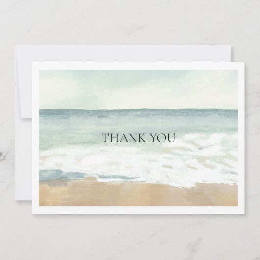 Strand Bedankkaart (Voorkant)