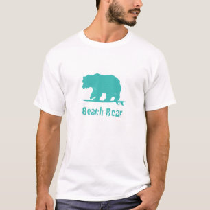 Strand Beer rijden op een golf, Wh T-Shirt