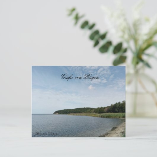 Strand bei Lietzow Briefkaart (Staand voorkant)