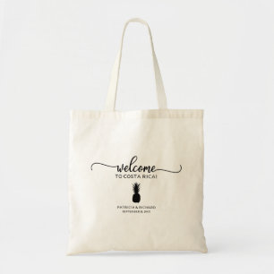 Strand Bestemming Bruiloft Welkom Tote Bag