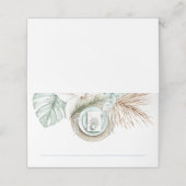 Strand Bestemming Trouwen Tropische Plaats Instell (Buitenkant ongevouwen)