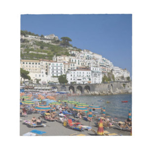 Strand bij Amalfi, Campania, Italië Notitieblok