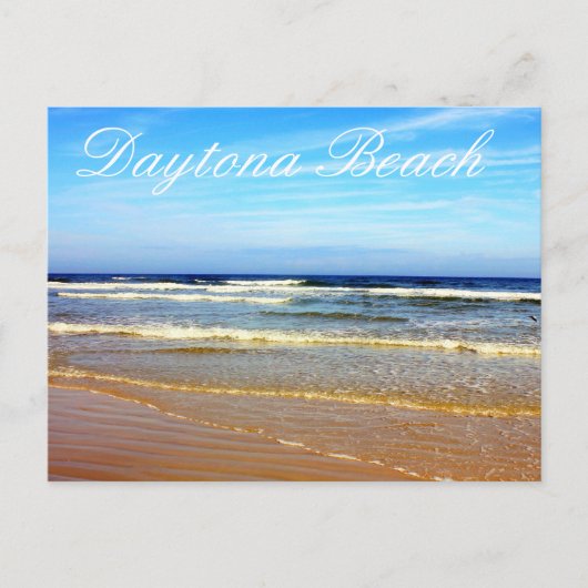 strand bij Daytona Beach, Florida Briefkaart (Voorkant)