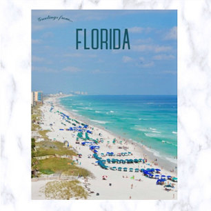 Strand bij Destin Florida USA Briefkaart