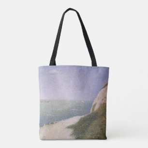 Strand bij Honfleur door Georges Seurat, Vintage K Draagtas