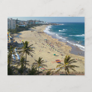 Strand bij Margate, Zuidkust, Kwazulu-Natal Briefkaart