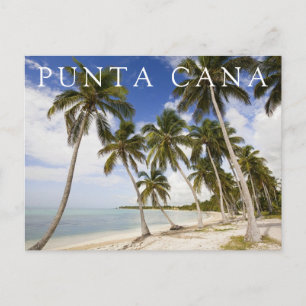 Strand bij Punta Cana Dank u Briefkaart
