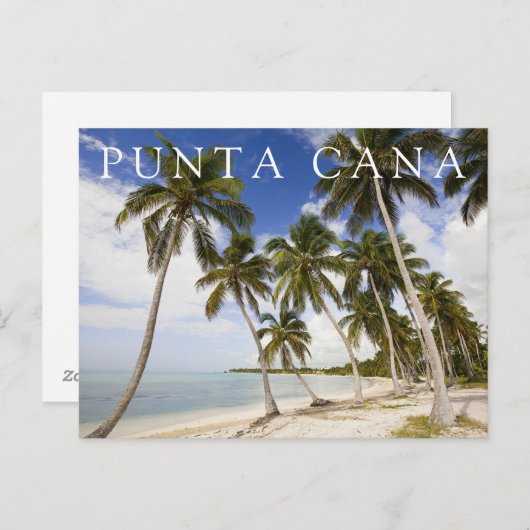 Strand bij Punta Cana | Dank u Briefkaart (Voorkant / Achterkant)