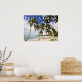 Strand bij Punta Cana | Dominicaanse Republiek Poster (Keuken)