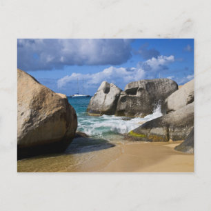 Strand bij Virgin Gorda, Britse Maagden Briefkaart