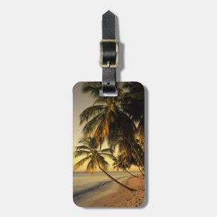 Strand bij zonsondergang, Trinidad Bagagelabel