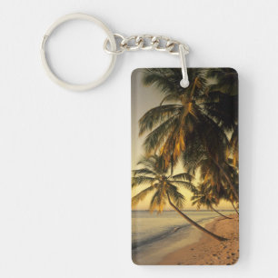 Strand bij zonsondergang, Trinidad Sleutelhanger