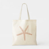 Strand Blauwe zeester Tote Bag (Achterkant)