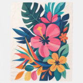 strand boho retro schatje fleece deken (Voorkant)