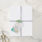 Strand Botanische Dankjewel Cadeaulabel (Met Touw)