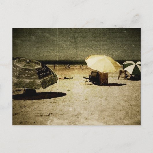 strand briefkaart (Voorkant)