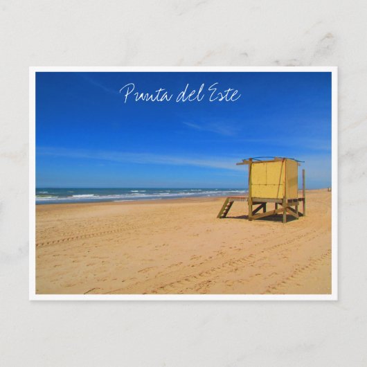 strand briefkaart (Voorkant)