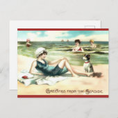 strand Briefkaart afbeelding (Voorkant / Achterkant)