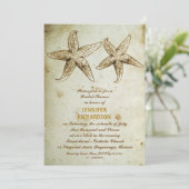 STRAND BRUIDSDOUCHE UITNODIGINGEN (Staand voorkant)