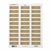 Strand bruiloft adres label (Full Sheet)