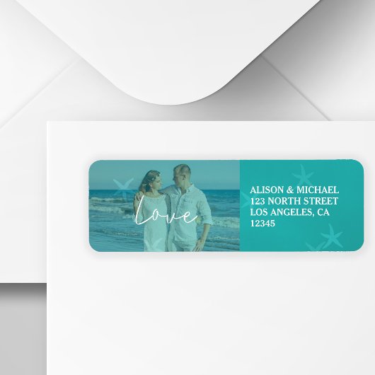 Strand bruiloft aqua liefde script foto onderwater etiket