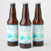 Strand Bruiloft Bier Fles Label Bier Etiket (Flessen)