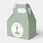 Strand Bruiloft Favor Dozen Waterverf Vuurtoren Bedankdoosjes (Voorkant Zijde)