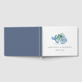 Strand Bruiloft Gastenboek Waterverf Octopus (Volledig)