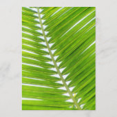 Strand Bruiloft Mojito Wijndruiven Palm Open Bar Menu (Achterkant)