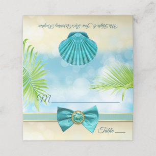 Strand Bruiloft Receptie Diner Bow Gem Palm Escort
