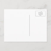 Strand bruiloft retro save the date briefkaarten (Achterkant)
