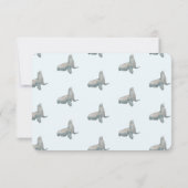 Strand Bruiloft RSVP kaarten (Achterkant)