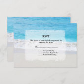 Strand bruiloft RSVP strand1 (Voorkant / Achterkant)