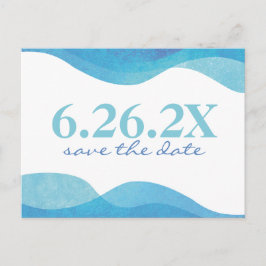 Strand Bruiloft Save The Date Briefkaart