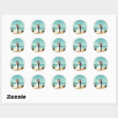 Strand bruiloft Sticker (Vel)