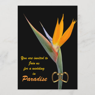 Strand bruiloft Uitnodiging Paradise