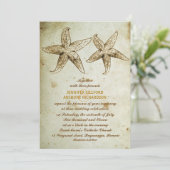  STRAND BRUILOFT UITNODIGINGEN (Staand voorkant)