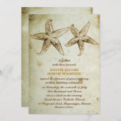  STRAND BRUILOFT UITNODIGINGEN (Voorkant / Achterkant)