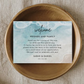 Strand Bruiloft Welkom Gift Bag Place Kaarten