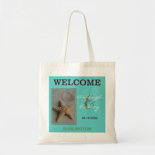 Strand bruiloft welkomstzakken Starfish Tote Bag