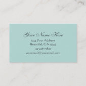 Strand Bum Palm Tree Persoonlijk Visitekaartje (Achterkant)