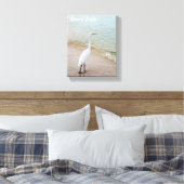 Strand Bum Vogel Canvas (Insitu (Slaapkamer))