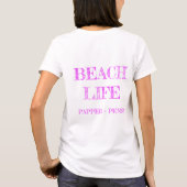 Strand Cottage Trio 2 Fushia Tshirt (Achterkant)