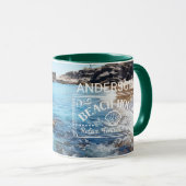 Strand Cove schilderij Mok (Voorkant rechts)