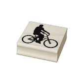 Strand cruiser fiets rijden 	rubberstempel (Stempel)