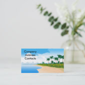 strand_day, CompanyAddressContacts Visitekaartje (Staand voorkant)